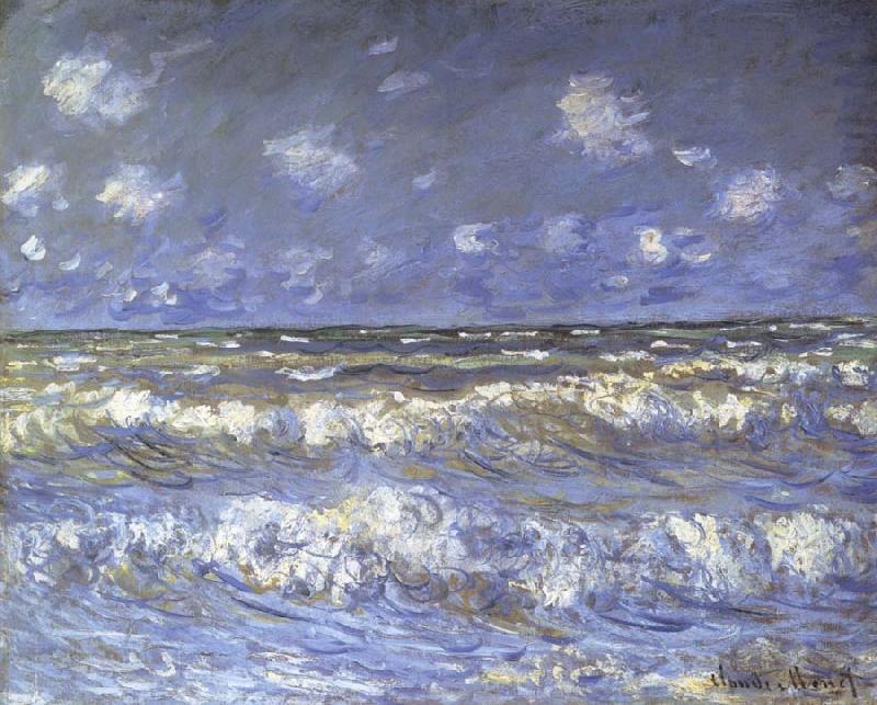 Claude Monet A Stormy Sea Sweden oil painting art